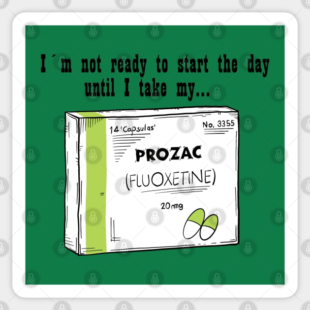 Prozac for a good day Sticker by Jrfiguer